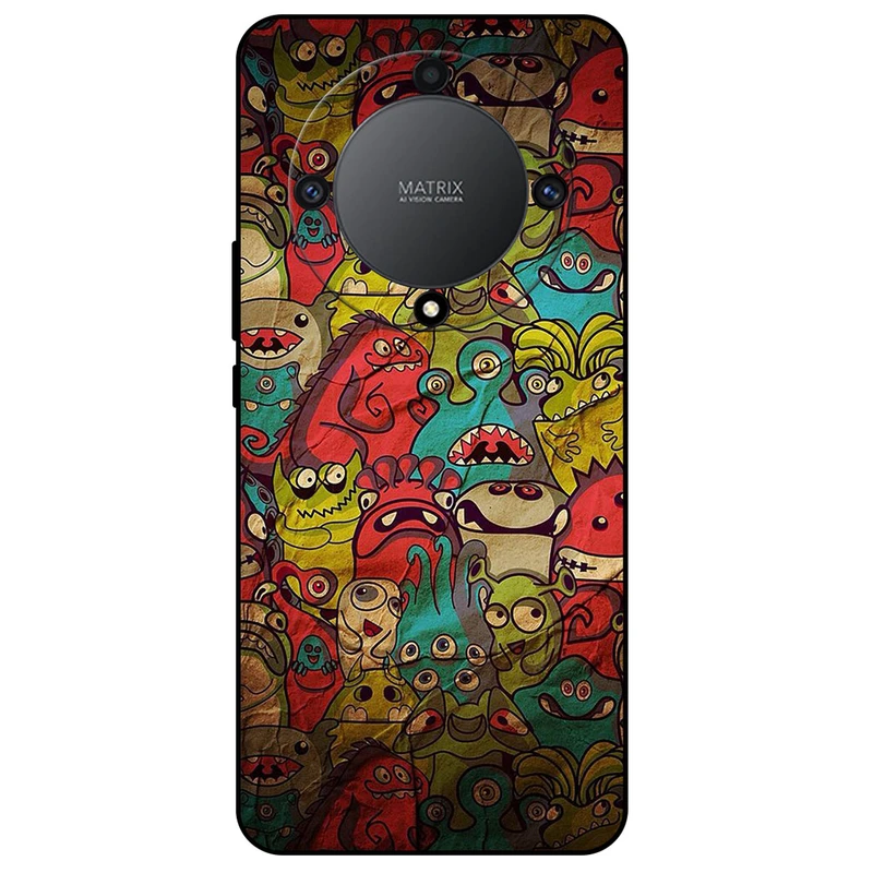 کاور مگافون طرح هیولا مدل 0101 مناسب برای گوشی موبایل آنر Magic 5 Lite