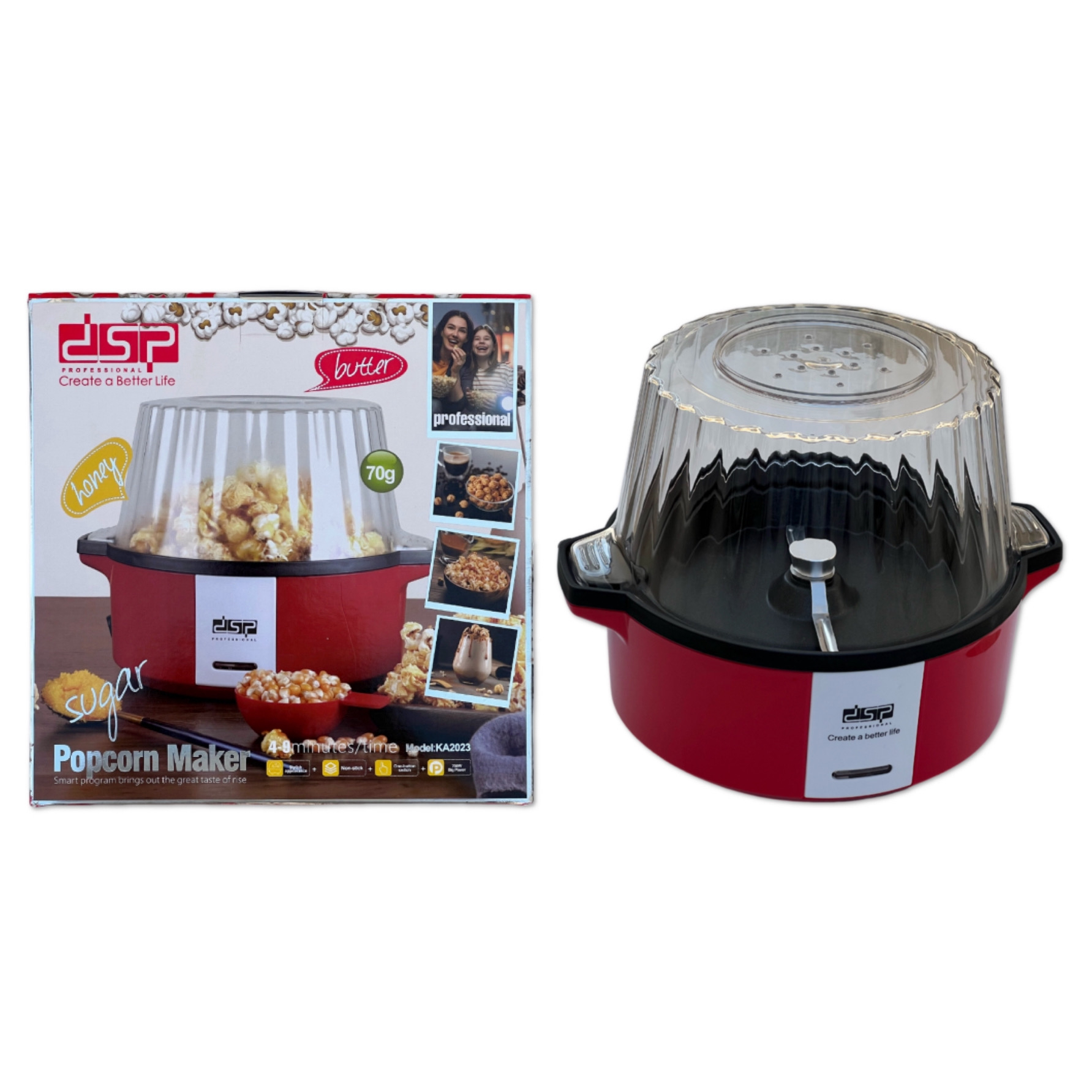 پاپ کورن ساز دی اس پی مدل KA2023
