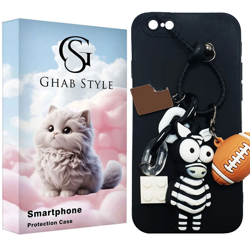 کاور قاب استایل مدل دخترانه طرح گورخر مناسب برای گوشی موبایل اپل IPhone 7 / 8 / SE 2020