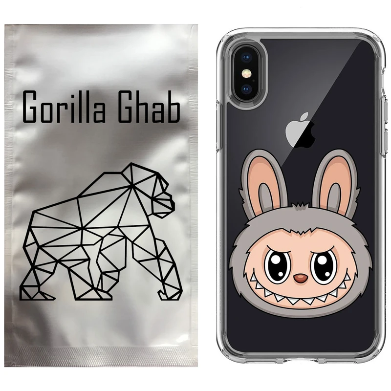 کاور گوریلا قاب مدل CLG کد 114 طرح Labubu مناسب برای گوشی موبایل اپل iPhone X / XS