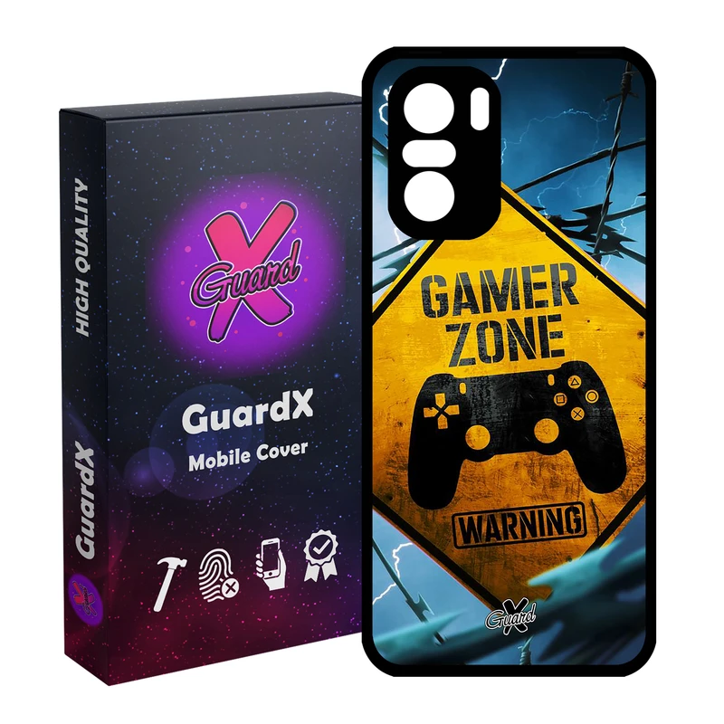 کاور گارد ایکس طرح Gamer مدل Glass10015 مناسب برای گوشی موبایل شیائومی Poco F3/MI 11X/MI 11X Pro/Redmi K40/K40 Pro