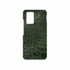MAHOOT Green-Crocodile-Leather Cover Sticker for Infinix Note 10 Pro