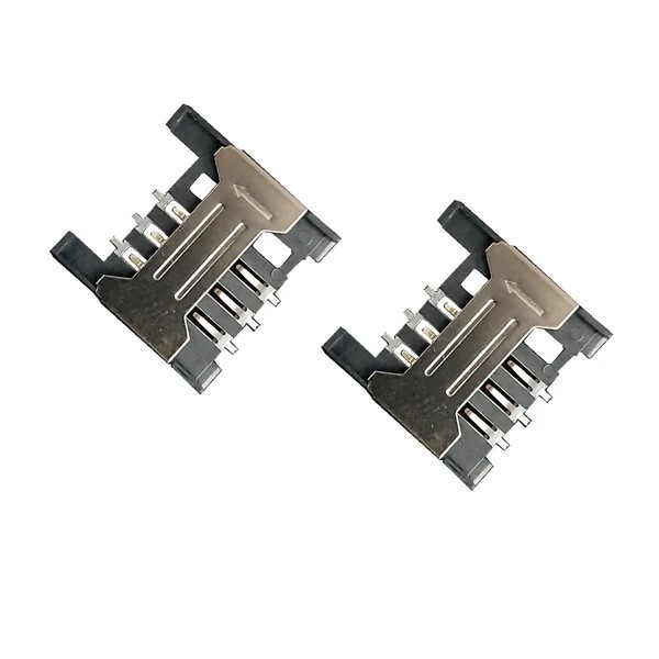 سوکت سیم کارت مدل SMD6pin بسته 2 عددی