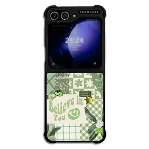AKAM AMC-WSGZFLIP5-GREEN-14 Cover For Samsung Galaxy Z Flip 5