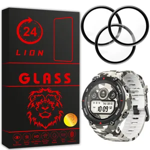   محافظ صفحه نمایش لاین مدل RT007 مناسب برای ساعت هوشمند شیائومی Smart Watch Amazfit T Rex بسته سه عددی