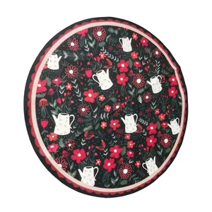 رومیزی طرح باغچه مادربزرگ