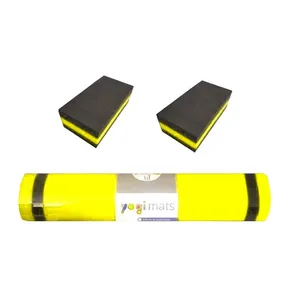 زیر انداز یوگا یوگی مت مدل 001 ضخامت 6 میلی متر به همراه آجر