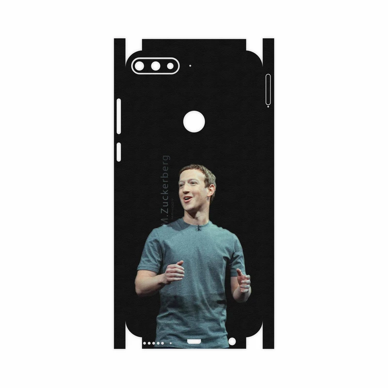 برچسب پوششی ماهوت مدل Mark Zuckerberg-FullSkin مناسب برای گوشی موبایل هوآوی Y7 Prime 2018