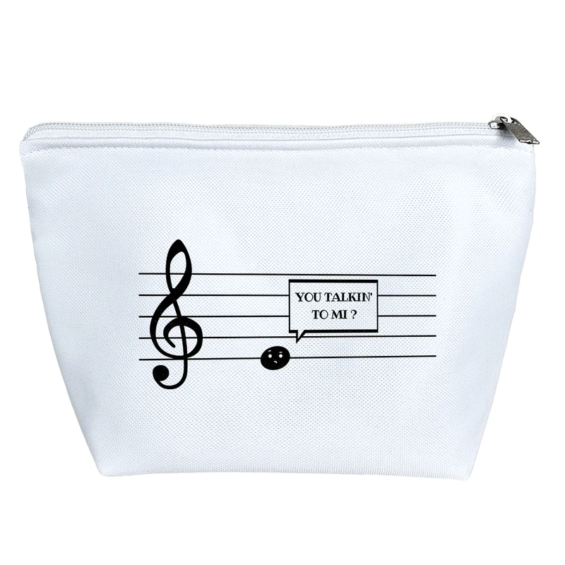 کیف لوازم آرایش دخترانه خندالو مدل موسیقی و کلید سل کد H52