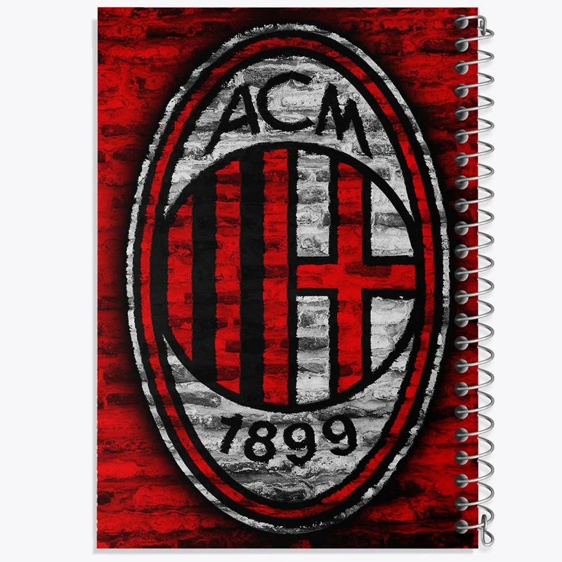 دفتر ژورنال نویسی 50 برگ خندالو مدل نقطه ای طرح باشگاه آث میلان کد 27233