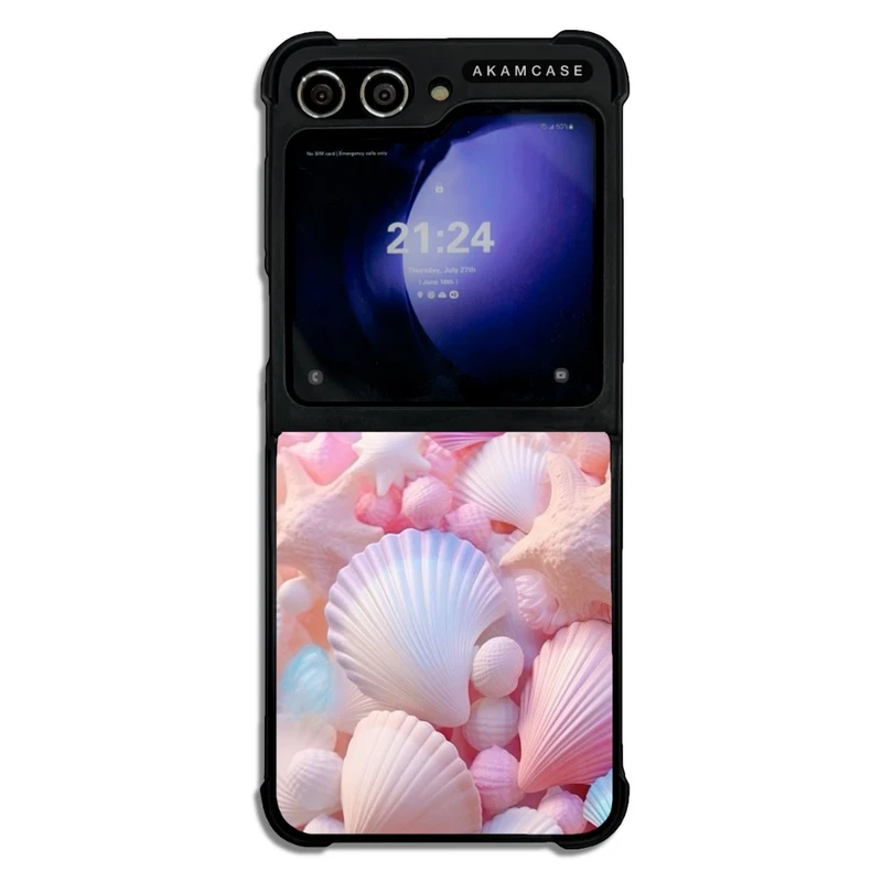 کاور آکام مدل AMC-WSGZFLIP5-PEARL6 مناسب برای گوشی موبایل سامسونگ Galaxy Z Flip 5