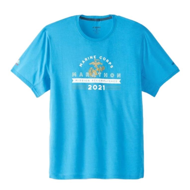 تی شرت  ورزشی زنانه بروکس مدل Maraton21 -  - 1