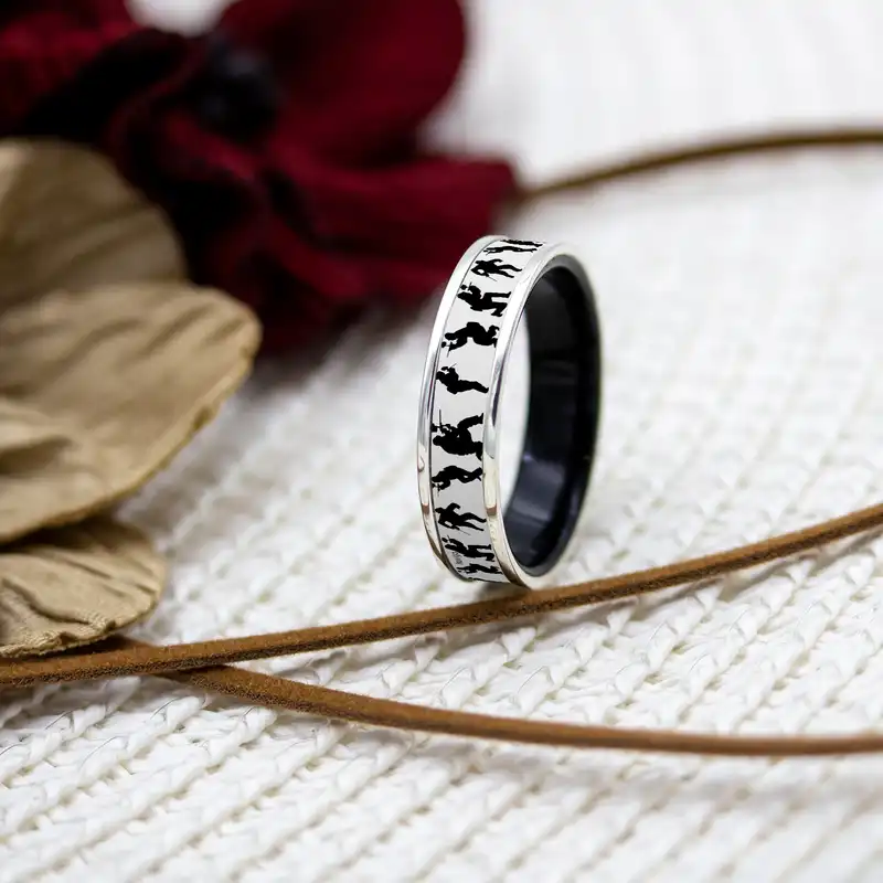 انگشتر ناکسیگو مدل شب تاب طرح پینت بال کد RB15683