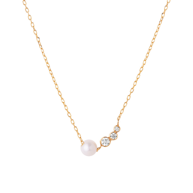 گردنبند طلا 18 عیار زنانه با زنجیر حلقهای (فلامینگو) گالری شیدا مجد مدل نیلان