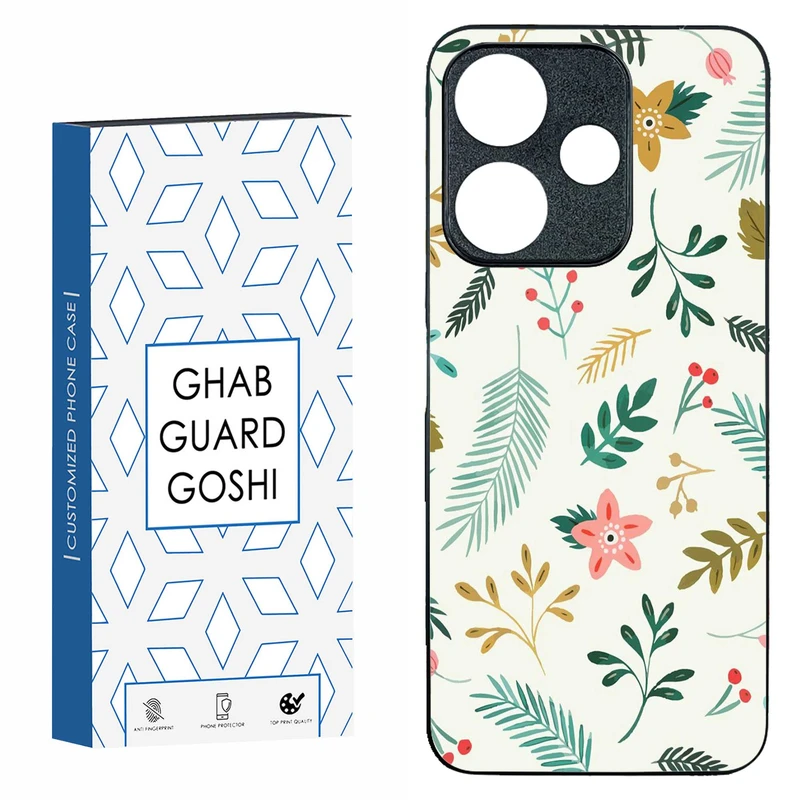 کاور قاب گارد گوشی طرح گل کد TPU-036 مناسب برای گوشی موبایل شیائومی  REDMI 13  