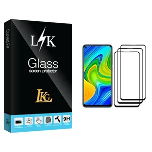 LKG LK Glass Screen Protector For Xiaomi Redmi Note 9 Pack Of 3