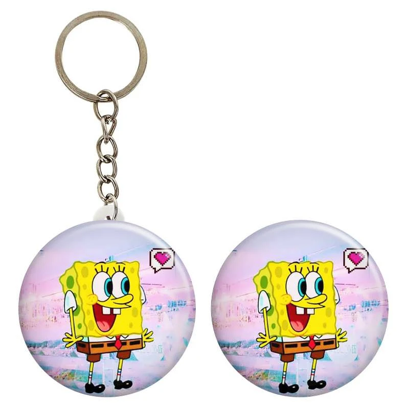 پیکسل گالری باجو طرح باب اسفنجی کد bob sponge 49 به همراه جاکلیدی