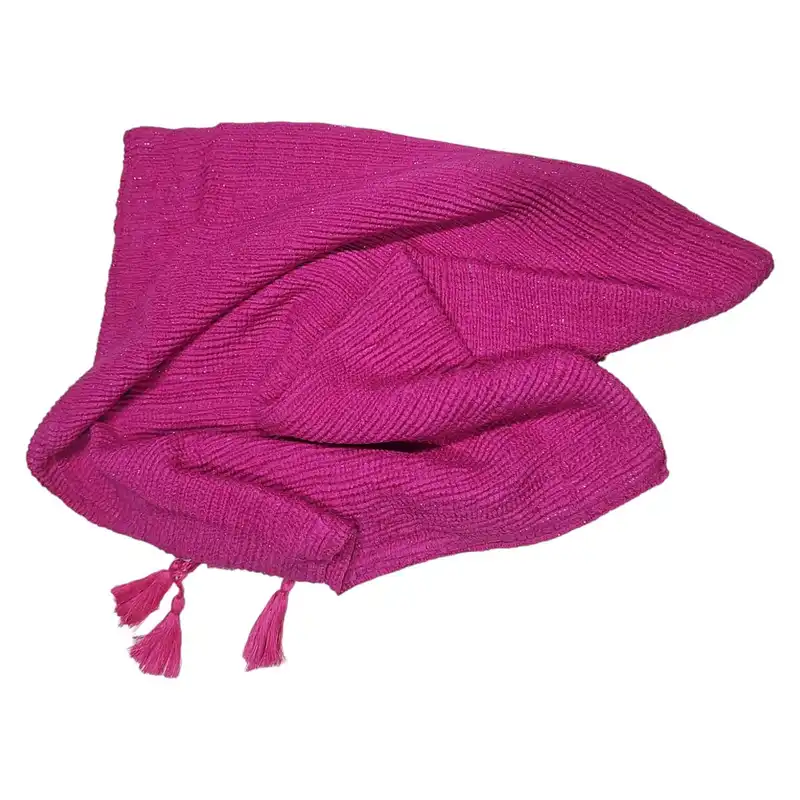 شال زنانه مدل پلیسه شاین دار