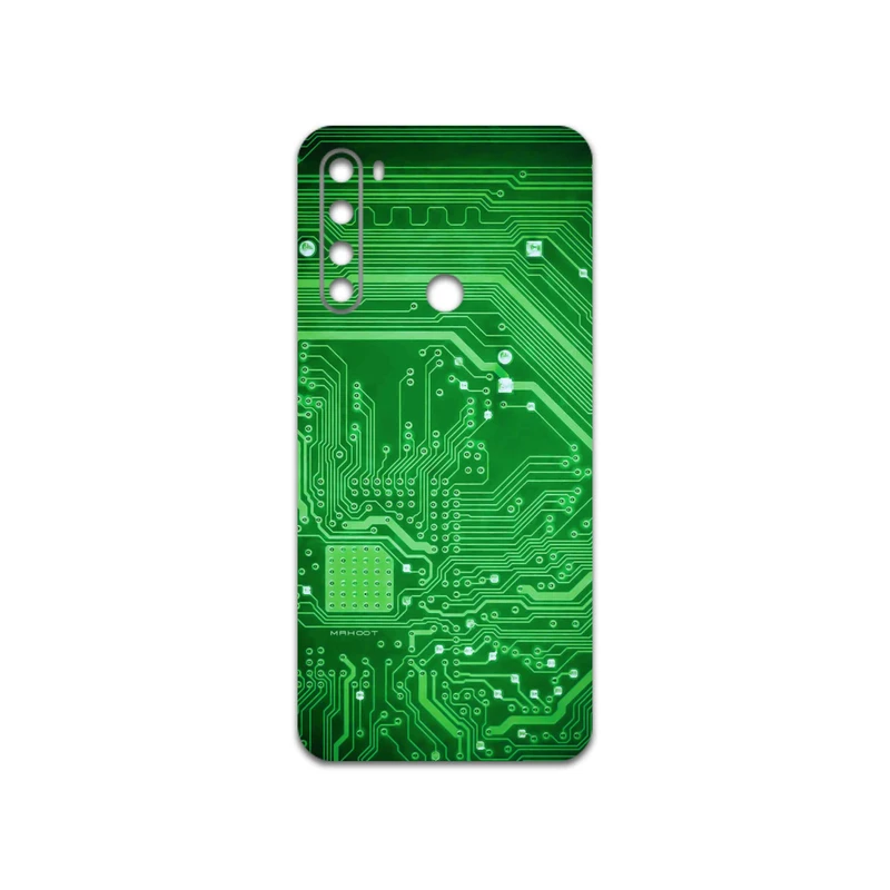 برچسب پوششی ماهوت مدل Green-Printed-Circuit-Board مناسب برای گوشی موبایل شیائومی Redmi Note 8 2021