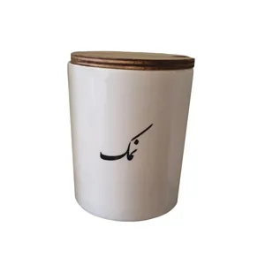 بانکه سرامیکی مدل تکست طرح نمک