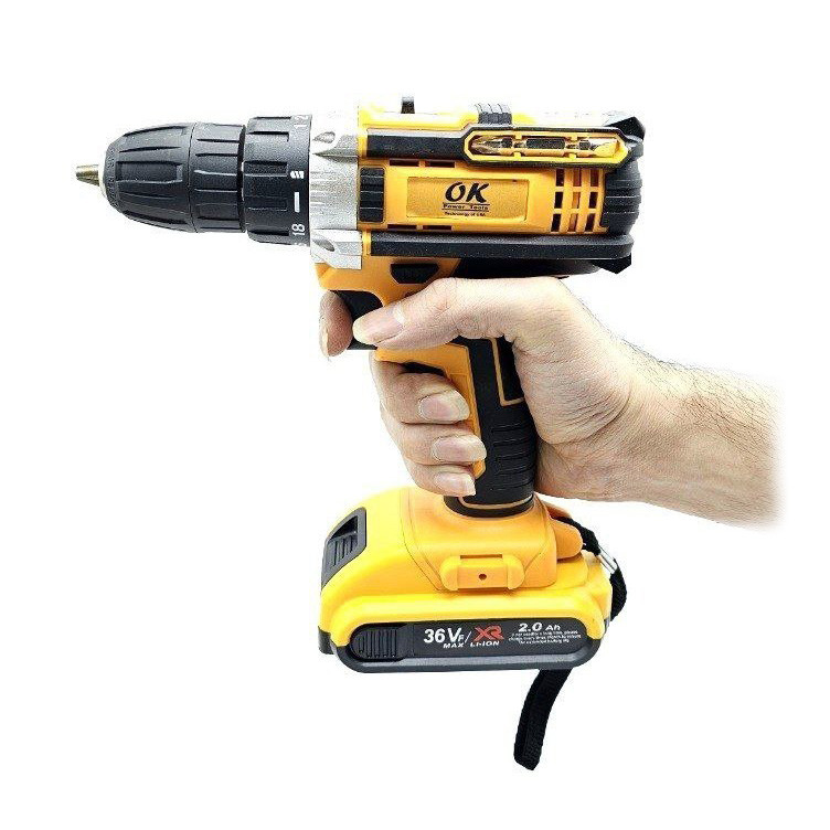 مجموعه 28 عددی دریل پیچ گوشتی شارژی اوکی مدل 36V