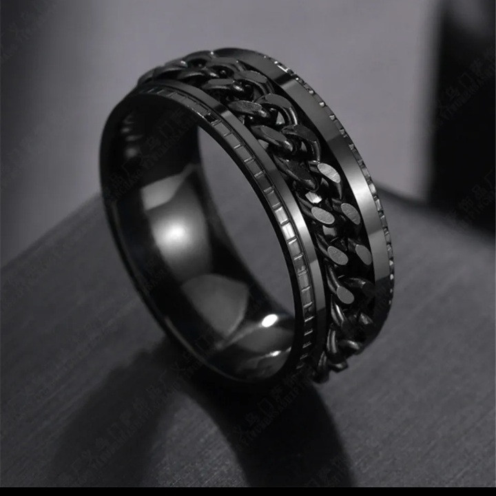 انگشتر مردانه مدل زنجیری