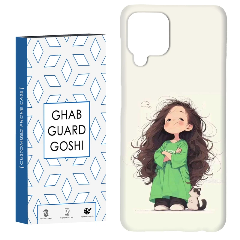 کاور قاب گارد گوشی طرح دخترانه کد Dimo-856 مناسب برای گوشی موبایل سامسونگ Galaxy A12 / Galaxy M12