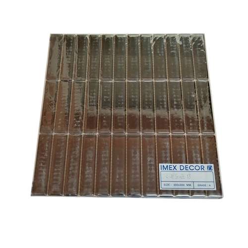 کاشی شیشه ای مدل  CC-43NY Nero