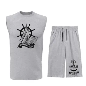 ست تاپ و شلوارک مردانه مدل S152G