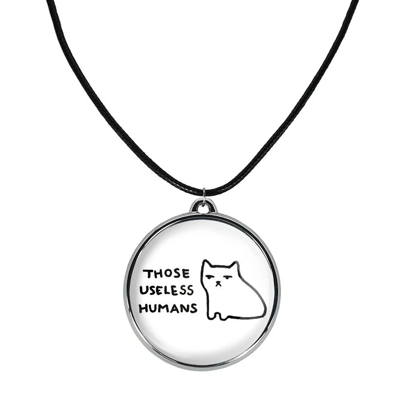 گردنبند خندالو مدل گربه ناامید کد 2932029321