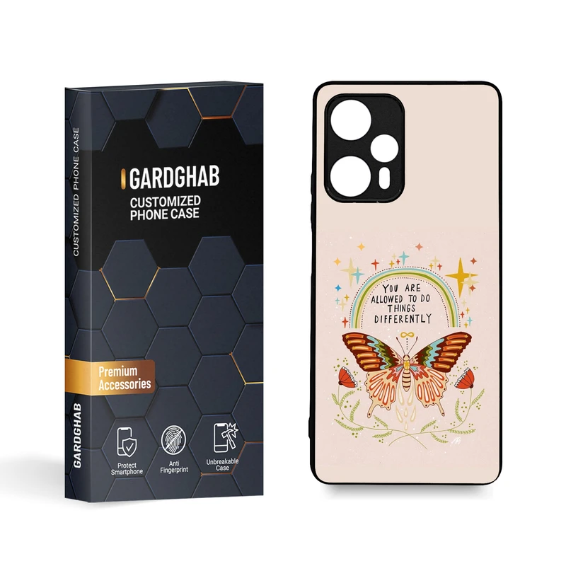 کاور گارد قاب مدل دخترانه مناسب برای گوشی موبایل شیائومی Redmi note 12 Turbo/Poco F5