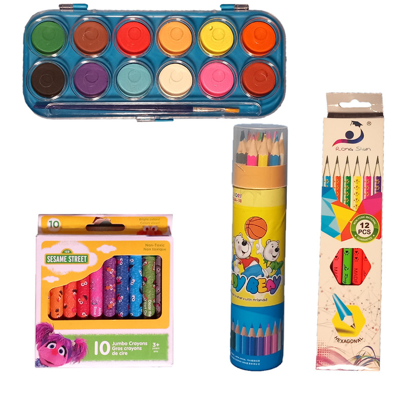 بسته نقاشی مدل sh175 مجموعه 4 عددی