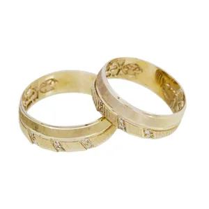 ست حلقه طلا 18 عیار کانیار گالری مدل M33