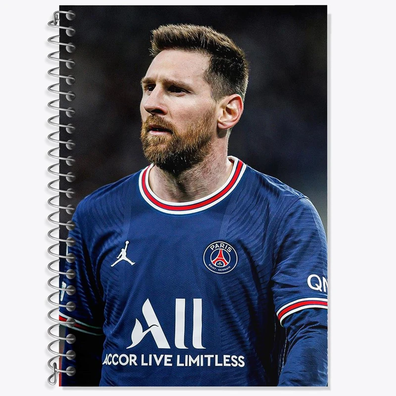 دفتر زبان 50 برگ خندالو مدل دو خط طرح کریستیانو رونالدو کد 13983