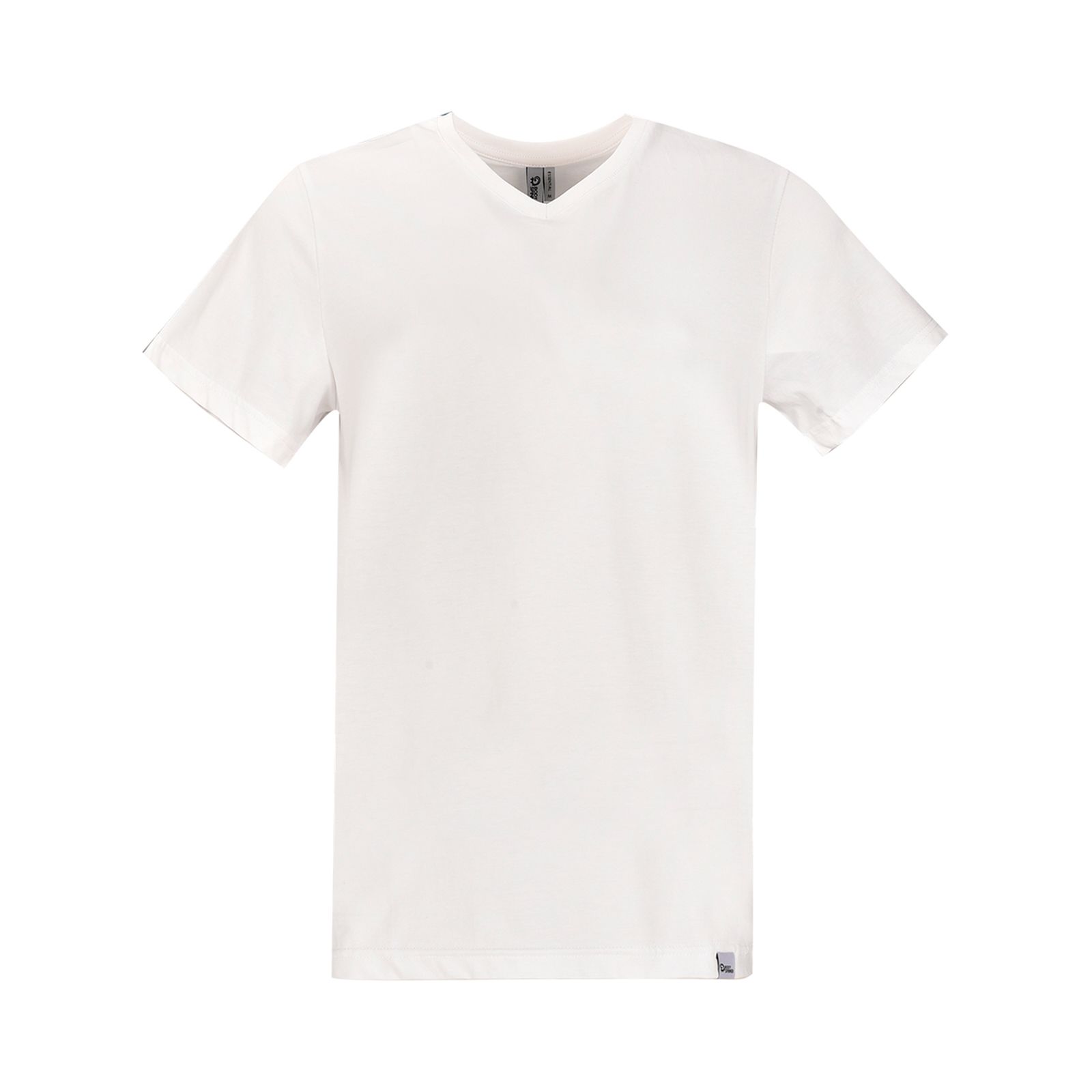 تی شرت آستین کوتاه مردانه بادی اسپینر مدل 5057 کد 1 رنگ سفید