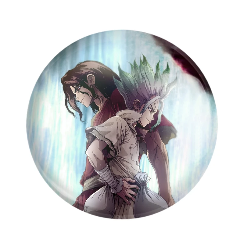 مگنت خندالو مدل تسوکاسا شیشیو و سنکو انیمه دکتر استون Dr. Stone کد 27499