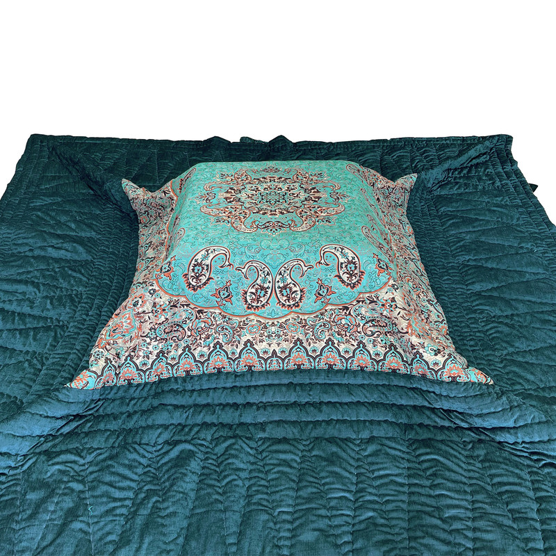 لحاف کرسی طرح نازخاتون کد20025 سایز400×400سانتی متر