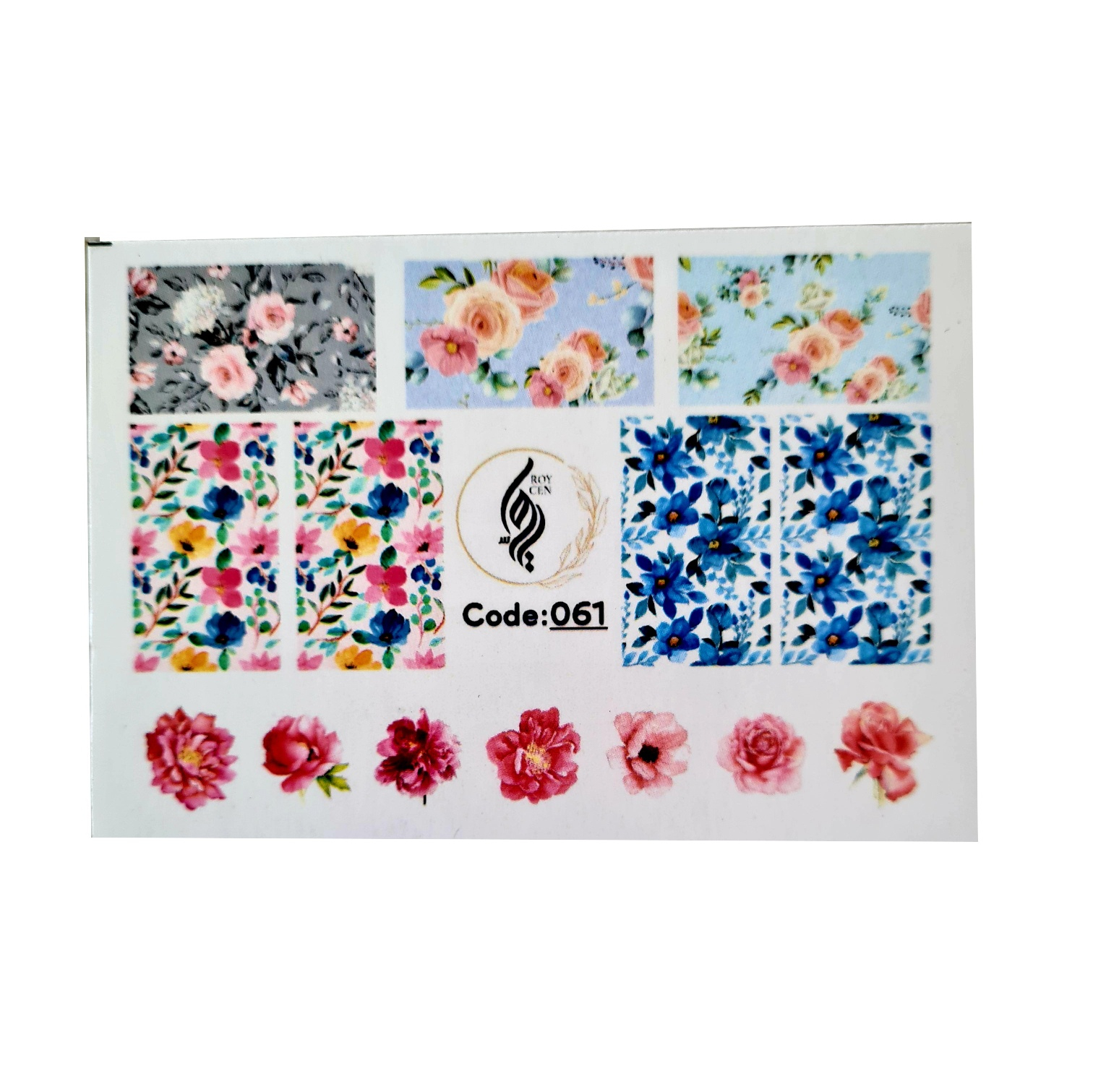 برچسب لنز ناخن مدل 061