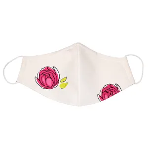 ماسک پارچه ای بچگانه طرح گل مدل 30