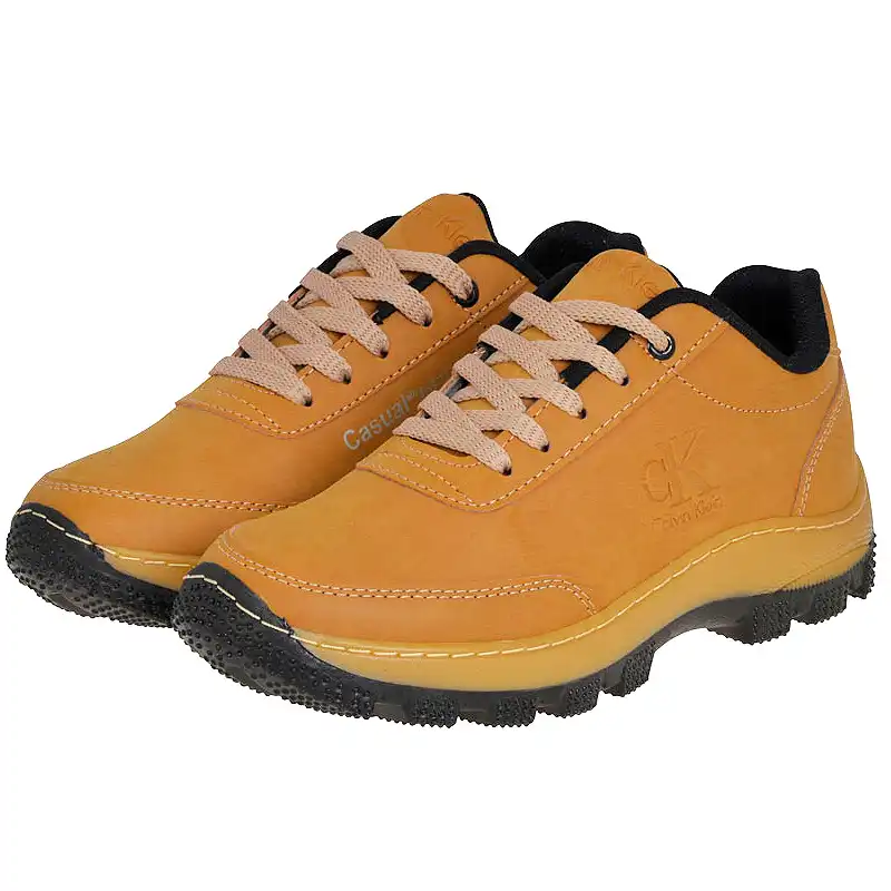 کفش روزمره زنانه مدل 209003107 کوهستان رنگ عسلی