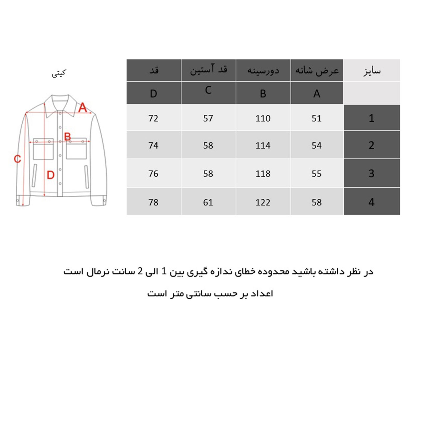کاپشن بهاره مردانه ان سی نو مدل کیتی -  - 4