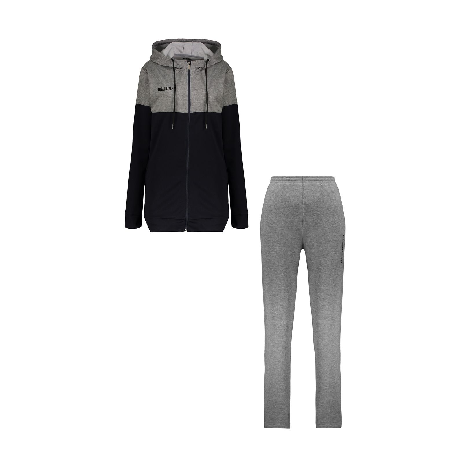 ست سویشرت و شلوار ورزشی زنانه بالاباز مدل 8024 رنگ سرمه ای