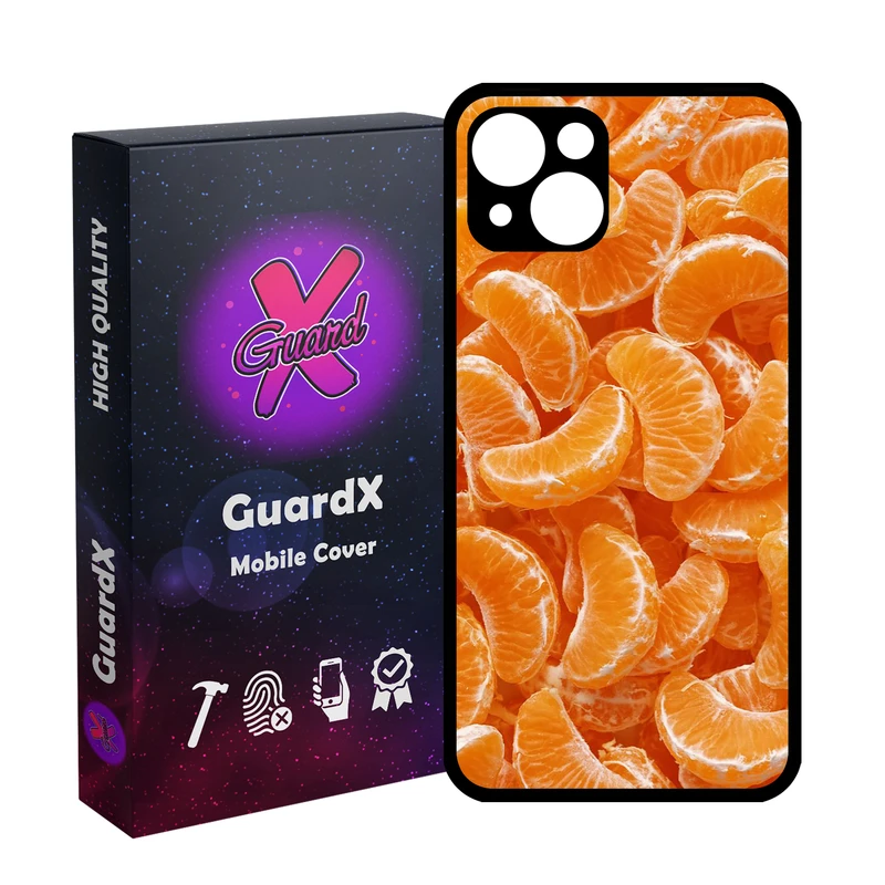 کاور گارد ایکس طرح نارنگی مدل 10985 مناسب برای گوشی موبایل اپل iPhone 13