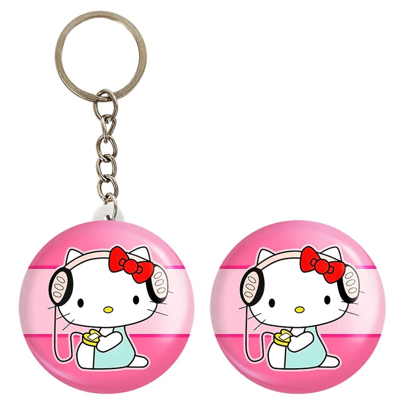 پیکسل خندالو مدل هلو کیتی کد 24746 به همراه جاکلیدی