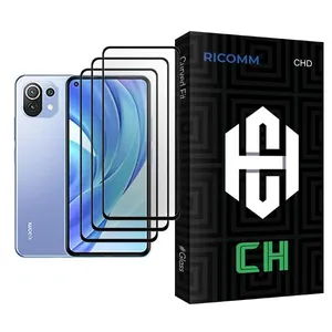 Ricomm CH Glass MIX003 Screen Protector For Xiaomi Mi 11 Lite Pack Of 3