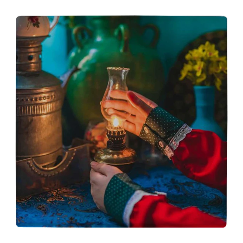  زیر لیوانی  طرح فانوس و گلدان سفالی کد    4861240_3791