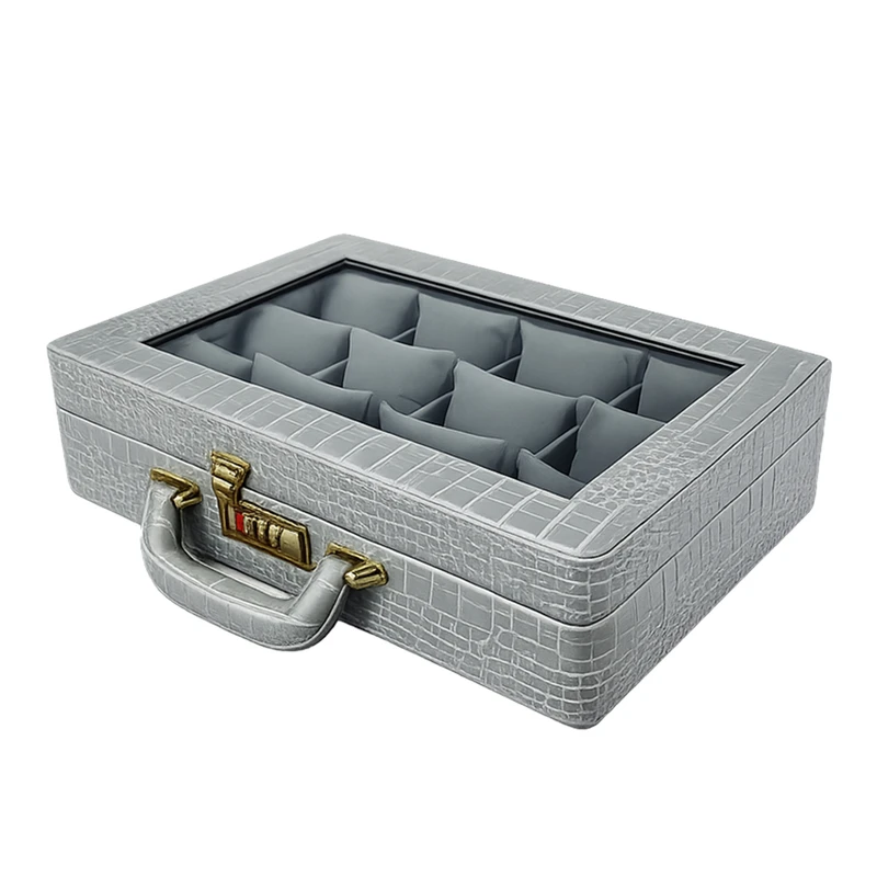 جعبه ساعت مدل 12 خانه چرمی کد TW-2481