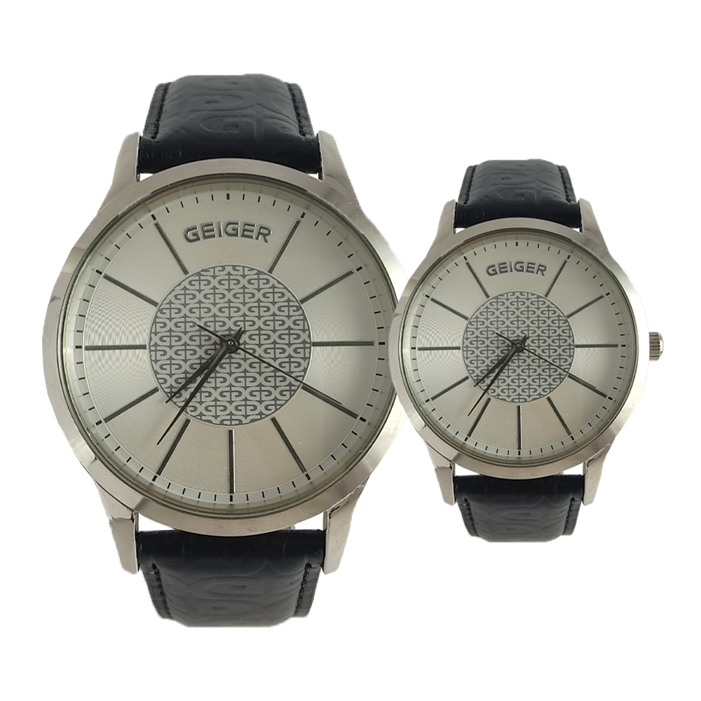 ست ساعت مچی عقربه ای زنانه و مردانه گایگر مدل GE1108GDBR
