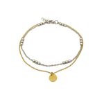 دستبند طلا 18 عیار زنانه مانچو مدل bfg246