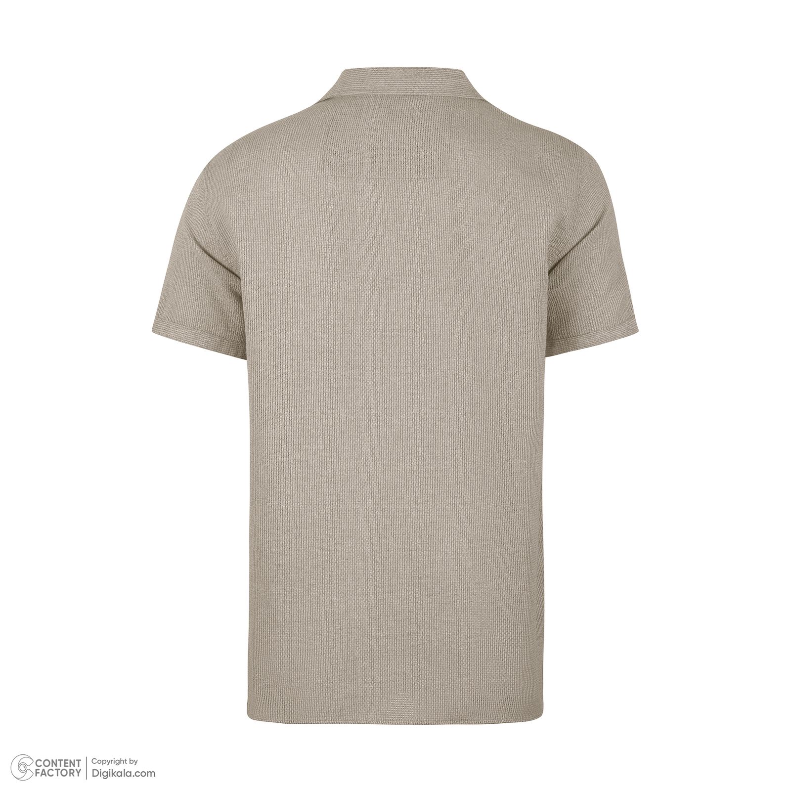 پیراهن آستین کوتاه مردانه باینت مدل 772-4 رنگ کرم -  - 6